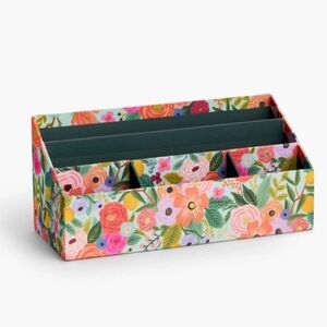 Rifle Paper Co. Garden Party Desk Organizer NEW Office Supply Stationary Floral